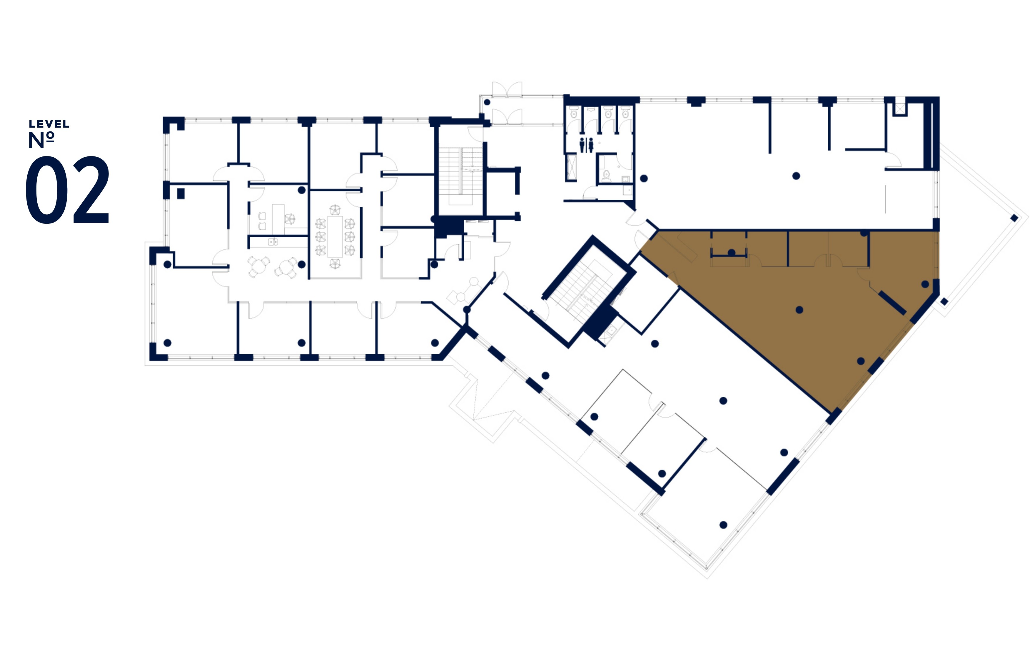 Floor plan for suite 202