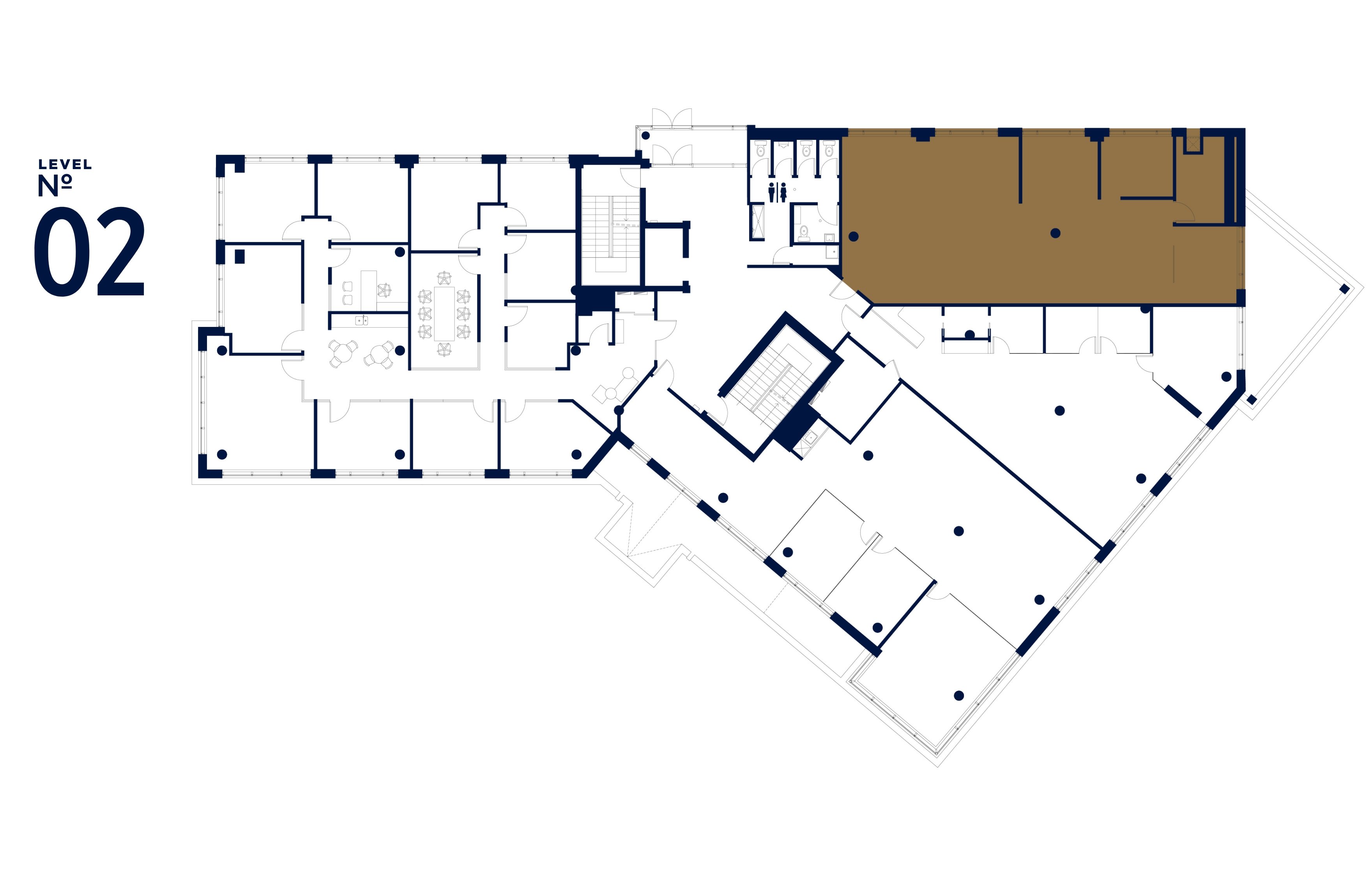 Floor plan for suite 204