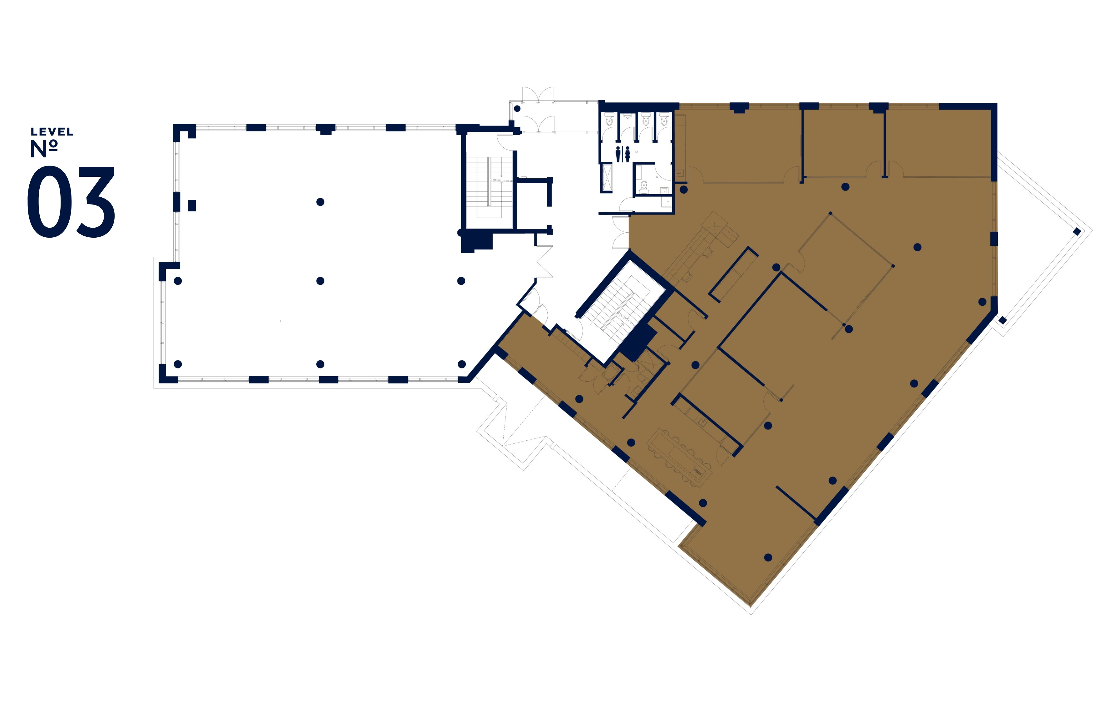 Floor plan for suite 302